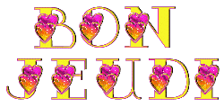 Gif animé Bon jeudi coeurs